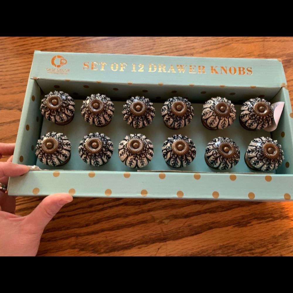 Casa decor set of 12 drawer knobs pulls